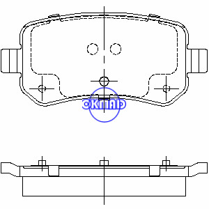 Plaquette de frein FORD FREESTAR MERCURY MONTEREY FMSI : D1021-7926 OEM : 3F2Z-2200-AA, F1021